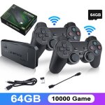 64g 10000 + jeux - console de jeu vid�o r�tro 4k hd hdmi avec 2 manettes sans fil pour gba - ps1 retro ...