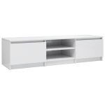669)summersale unique meuble tv blanc brillant 140x40x355 cm agglomr au design classique & premium ...
