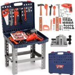 67 pcs jouets dimitation enfants bo�te outil de r�paration valise electrique pliable - gar�on jeu de ...