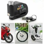 6mm 110db alarme antivol bloque - disque frein serrure sécurité lock pour moto vélo scooter vtt 6mm 110db alarme antivol bloque - disque frein serrure sécurité lock pour moto vélo scooter vtt