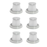 6pcs filtre  lment filtrant compatible xiaomi mijia mini aspirateur de voiture  main accessoires