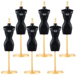 6pcs robe de poupe forme vtements de support daffichage de mannequin de mannequin couture