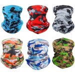 6pcs tour de cou bandana multifonctions bandeau couvre - chef sport moto bandana �lastique tube �charpe ...