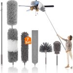 7 pi�ces plumeau telescopiqueplumeau lavable microfibretete de loup longueur maximale 25 - 256cmplumeau ...