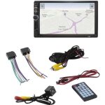 7 pouces autoradio 7018b hd cran tactile bluetooth dvd 12v 2 din stro radio fonction fm aux usb mp3 ...