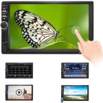 7 pouces autoradio 7018b hd cran tactile bluetooth dvd 12v 2 din stro radio fonction fm aux usb mp3 ...