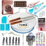 73 pi�ces poche � douilles moule de d�coration de g�teauoutils ustensiles de p�tisserie diy kits pour ...