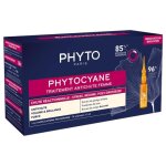 Phyto phytocyane traitement antichute femme - chute ractionelle - 12 ampoules x 5 ml
