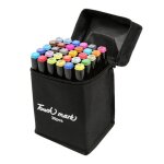 Marqueurs feutre alcool - hzdhclh - lot de 30 - double pointes - opaque