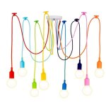 8 lumires industrielle vintage araigne lustrevipith suspension lampe rustique pour salon salon cuisine ...