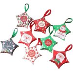 Bo�tes � bonbons et cadeaux - novago - 8 petites bo�tes - noir - recyclable - rubans fournis