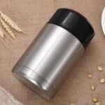 Bo�te � lunch - lunavo - inox - 800ml - double isolation - couvercle amovible - antid�rapant