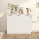 811187 vidaxl buffet blanc 905x30x70 cm bois ding�nierie