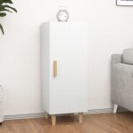 812321 vidaxl buffet blanc 345x34x90 cm bois ding�nierie