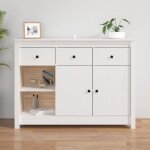 814555 vidaxl buffet blanc 100x35x74 cm bois massif de pin 814555 vidaxl buffet blanc 100x35x74 cm bois massif de pin