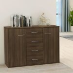 815371 vidaxl buffet chêne marron 88x30x65 cm bois dingénierie 815371 vidaxl buffet chêne marron 88x30x65 cm bois dingénierie
