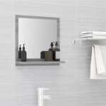 Vidaxl miroir de bain mural coiffeuse miroir de courtoisie miroir de maquillage salle de bain intrieur ...