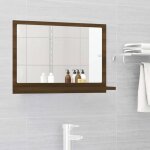 Vidaxl miroir de bain mural coiffeuse miroir de courtoisie miroir de maquillage salle de bain intrieur ...