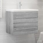 815643 vidaxl armoire de lavabo sonoma gris 60x385x48 cm bois ding�nierie