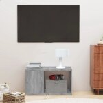 816030 vidaxl meuble tv sonoma gris 60x24x32 cm bois dingnierie