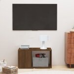 816031 vidaxl meuble tv chne marron 60x24x32 cm bois dingnierie