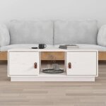 818266 vidaxl table basse blanc 100x50x35 cm bois massif de pin 818266 vidaxl table basse blanc 100x50x35 cm bois massif de pin