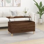 819587 vidaxl table basse chêne marron 90x445x45 cm bois dingénierie 819587 vidaxl table basse chêne marron 90x445x45 cm bois dingénierie
