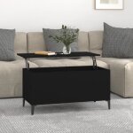 819589 vidaxl table basse noir 90x445x45 cm bois dingénierie 819589 vidaxl table basse noir 90x445x45 cm bois dingénierie