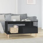 819613 vidaxl table basse noir 90x49x45 cm bois dingénierie 819613 vidaxl table basse noir 90x49x45 cm bois dingénierie