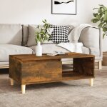821049 vidaxl table basse chêne fumé 90x50x365 cm bois dingénierie 821049 vidaxl table basse chêne fumé 90x50x365 cm bois dingénierie