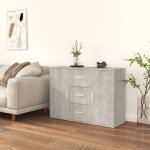 823346 vidaxl buffet gris béton 91x295x65 cm bois dingénierie 823346 vidaxl buffet gris béton 91x295x65 cm bois dingénierie