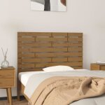 824726 vidaxl t�te de lit murale marron miel 96x3x63 cm bois massif de pin
