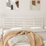 824749 vidaxl tte de lit murale blanc 166x3x63 cm bois massif de pin