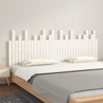 824779 vidaxl t�te de lit murale blanc 204x3x80 cm bois massif de pin