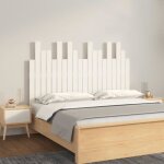 824789 vidaxl tte de lit murale blanc 1275x3x80 cm bois massif de pin