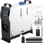 8kw 12v chauffage dair diesel - vevor - rchauffeur de stationnement interrupteur de lcd