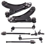 8pcs ensemble de bras de suspension kit avant pour opel corsa c / combo tour / tigra twintop joint � ...