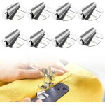 8pcs pieds de couture universels rouls pied de presse  ourlet roul pied - de - biche accessoires pour ...
