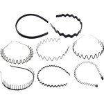 8pcs spiral waved hair hoops portable unisexe bandeau de sport pour hommes bandeau - serre - tete - headband ...