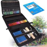 Kit de crayons de couleurs - professionnel - 96 pices - non toxique - pour enfants et adultes - mixte ...