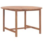 971?{neuf} table repas dcor extrieur jille - mode table de salle  manger de jardin 110x75cm bois ...