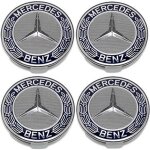 A1714000125 5337 lot de 4 caches moyeu de roue motif mercedes - benz �toile avec couronne de laurier ...