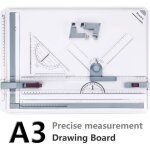 A3 planche  dessin netboat drawing board metric system 51 x 36. 5 cm table  dessin avec mouvement parallle ...