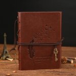 A5 carnet de notes voyage notebook croquis dessin journal intime cahier pu cuir vintage saint valentin ...