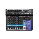A8 table de mixage portable carte son console de mixage 8 canaux ordinateur enregistrement dj �quipement ...