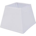 Abat - jour - carr - blanc - pour lampe - 15x15x125 cm - culot e14
