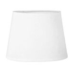Abat - jour - ovale - blanc - pour lampe - base 205 cm - culot e14 - salon - chambre