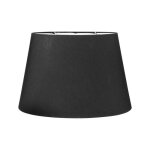 Abat - jour - ovale - noir - pour lampe - base 445 cm - culot e27