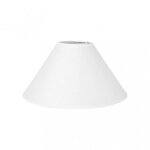 Abat - jour - rond - blanc - pour lampe - base 30 cm - culot e27 avec rducteur