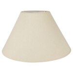 Abat - jour - rond - beige - pour lampe - base 40 cm - culot e27 avec r�ducteur